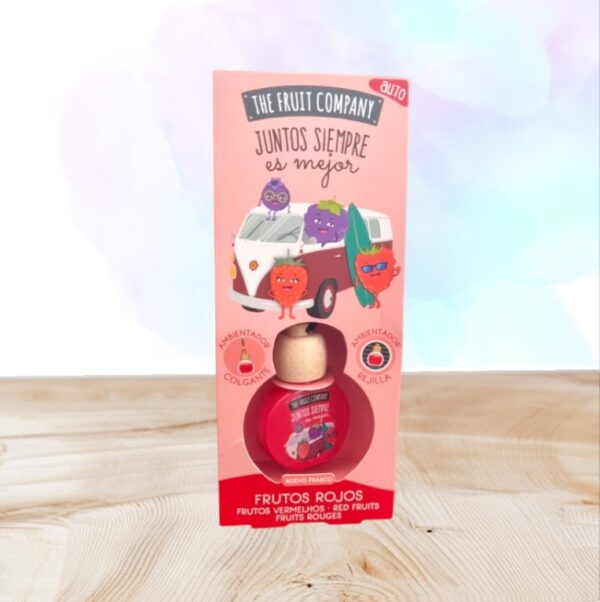 Diffuseur Voiture 2 en 1 – Parfum Fruit Rouge