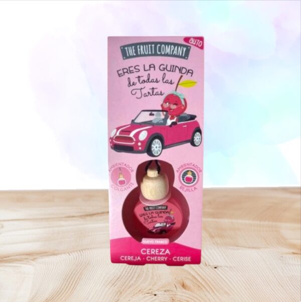 Diffuseur Voiture Parfum Cerise, parfum naturel gourmand, longue durée et double installation. Gardez un intérieur frais et parfumé en voiture.