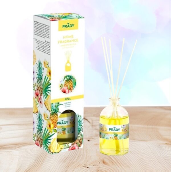 Créez une ambiance tropicale avec le parfum d’ambiance Mikado senteur Ananas. Fraîcheur naturelle, flacon élégant, diffusion + longue durée !